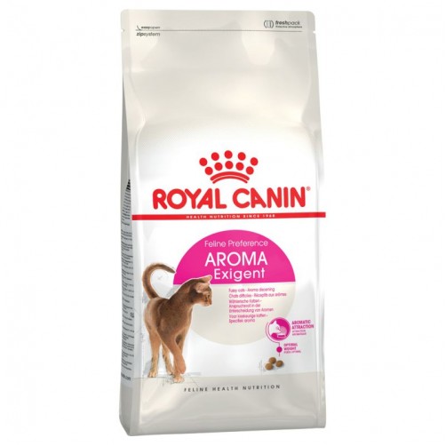 غذای خشک رویال کنین مخصوص گربه های بدغذا (حساس به بوی غذا)/ 400 گرمی/ Royal Canin EXIGENT 33 AROMATIC  ATTRACTION